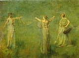 Thomas Dewing The Garland painting